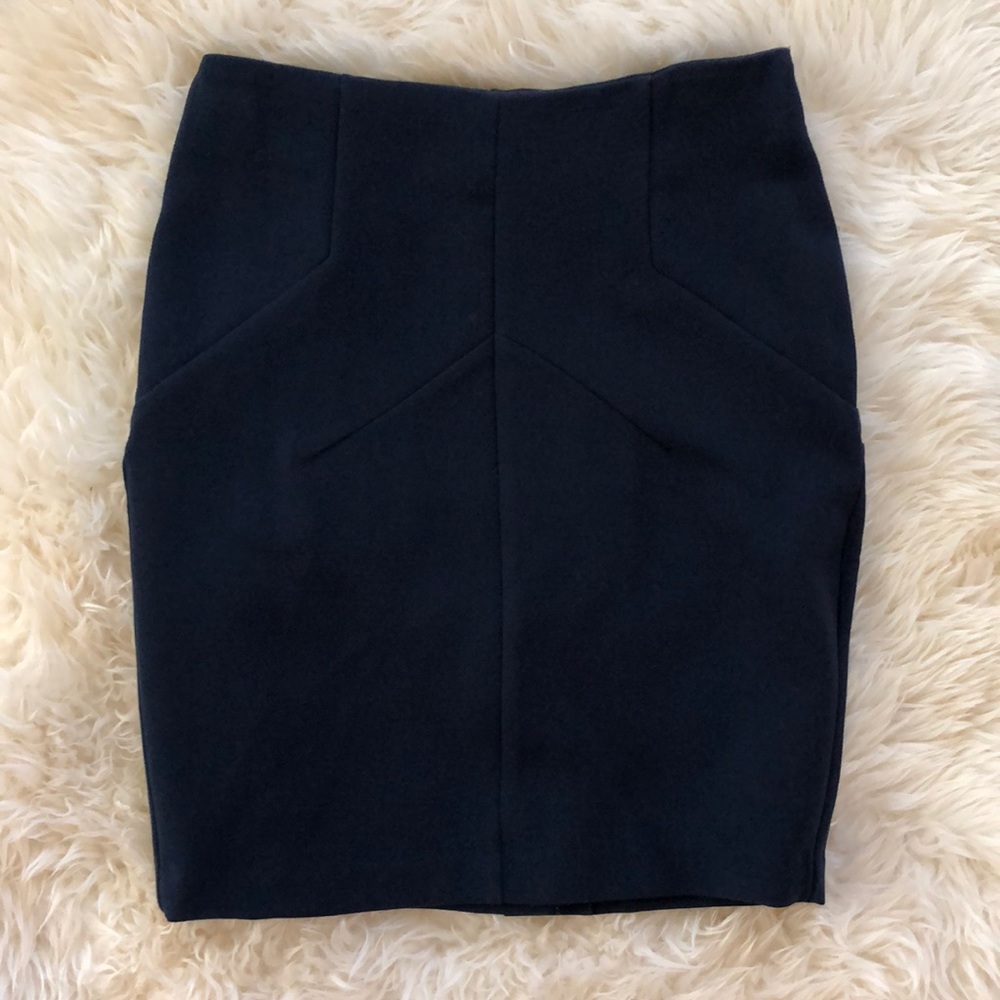 Love21 Dark Navy Pencil Skirt